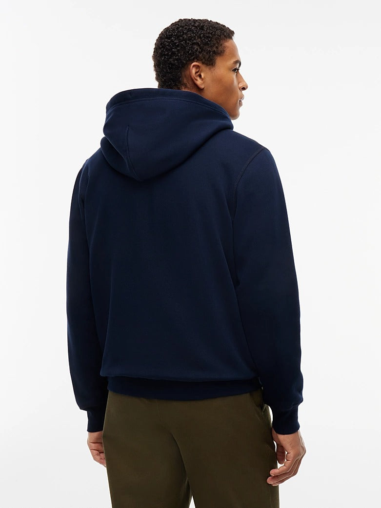 Flag Embroidery Fleece Zip-Thru Hoody