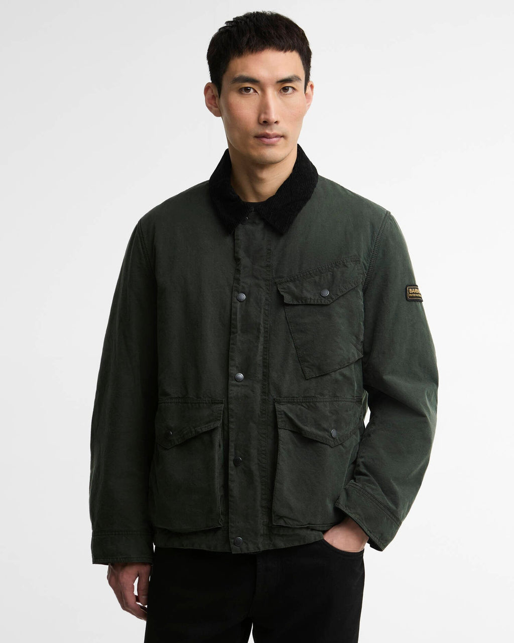 B.Intl Winter Drifter Washed Wax Jacket