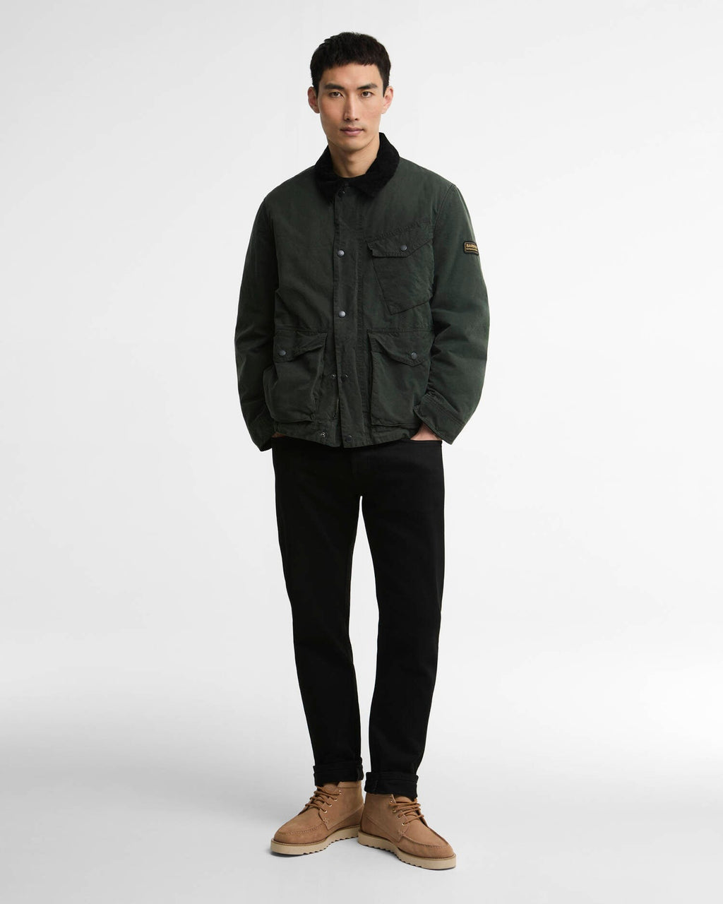 B.Intl Winter Drifter Washed Wax Jacket
