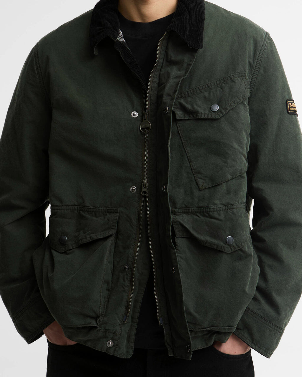 B.Intl Winter Drifter Washed Wax Jacket