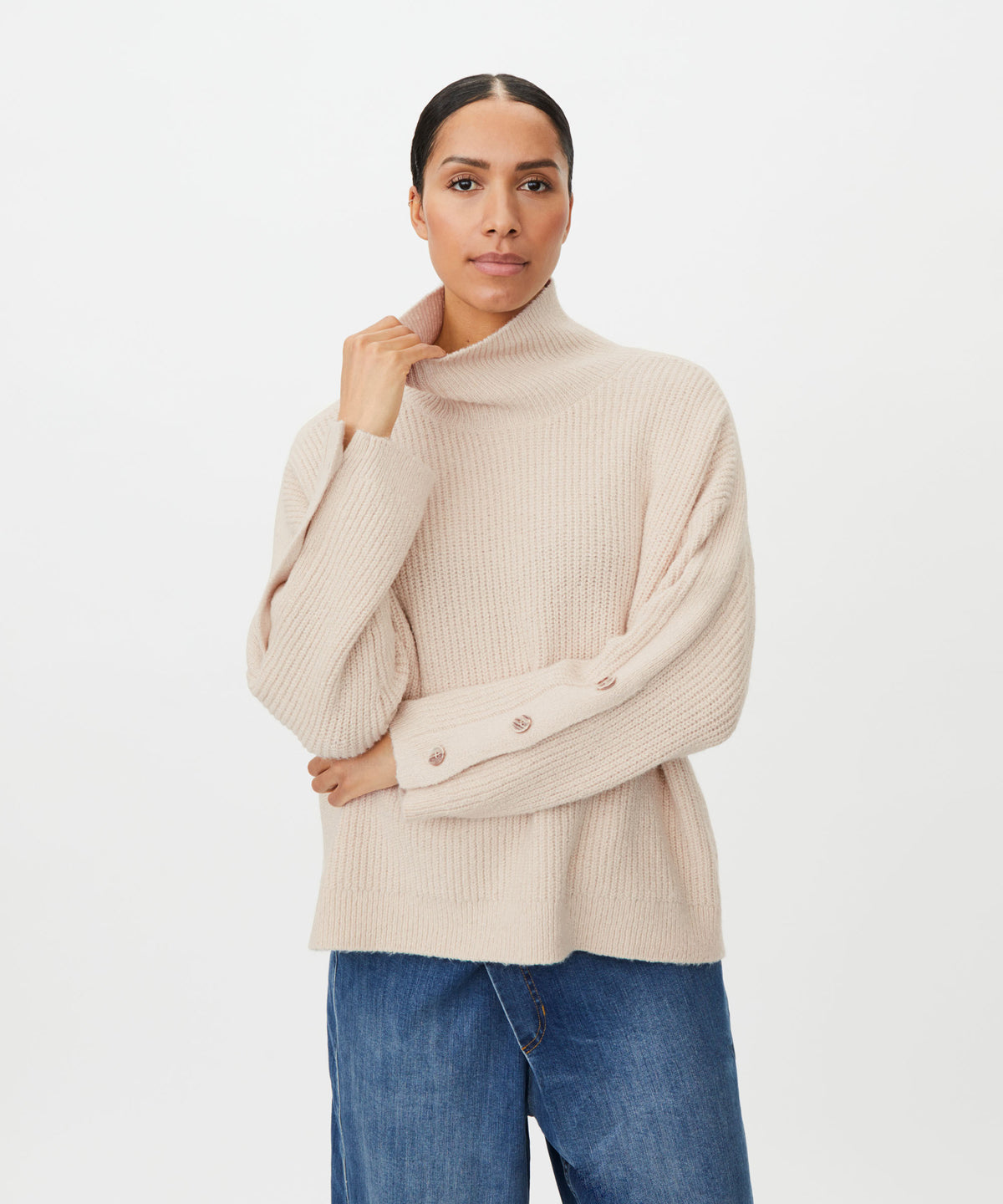 MaFanya Funnel Neck Jumper