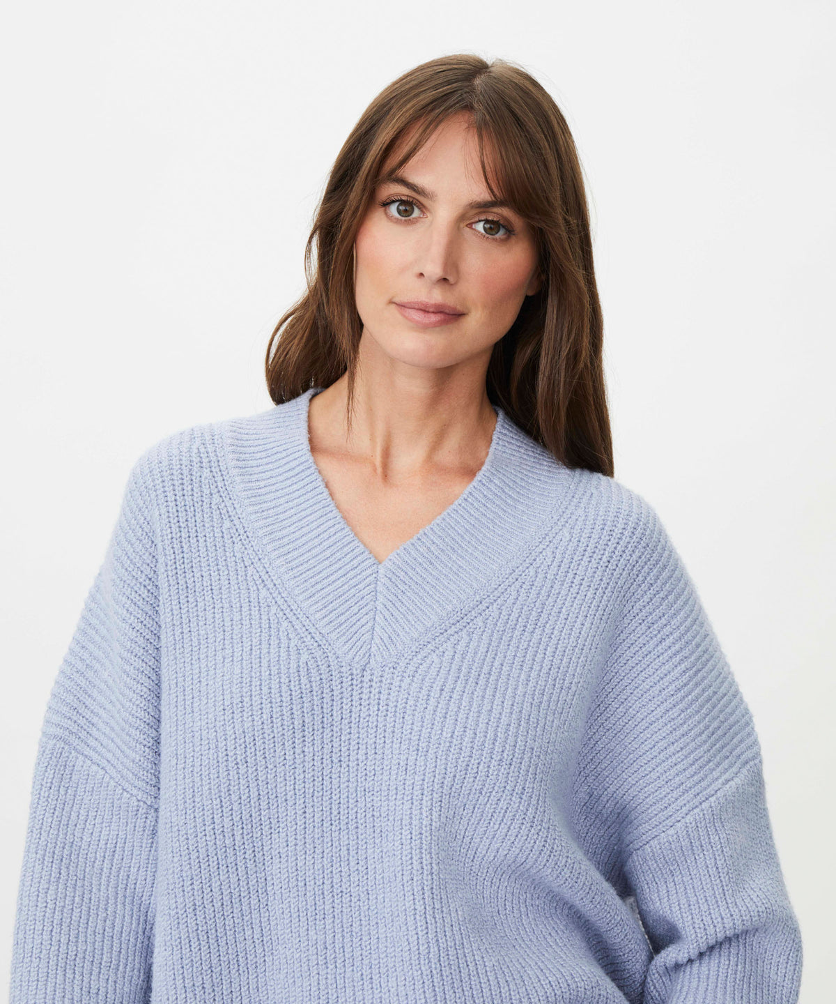 MaFayima Relaxed V-Neck Sweater