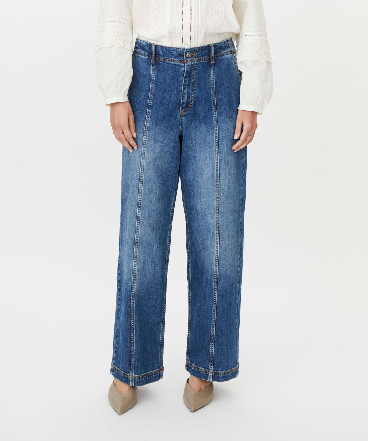 MaParvelle Wide Leg Jeans