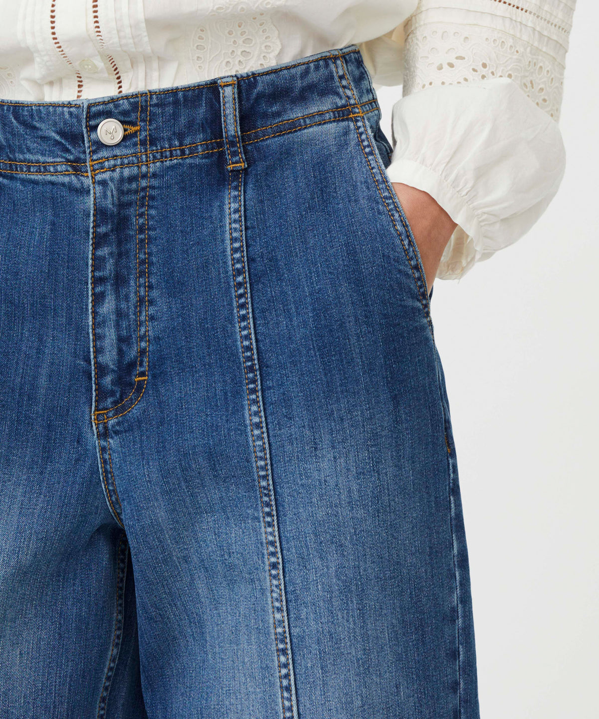 MaParvelle Wide Leg Jeans