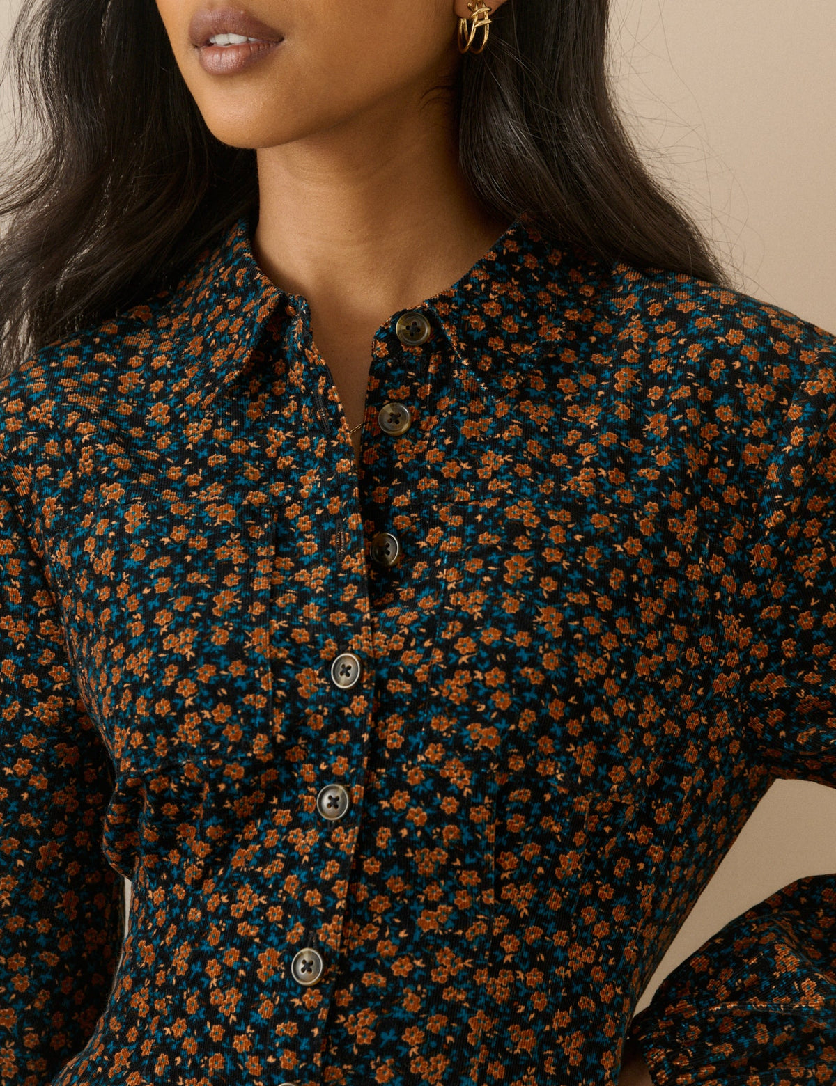 Floral Cord Montego Mini Dress