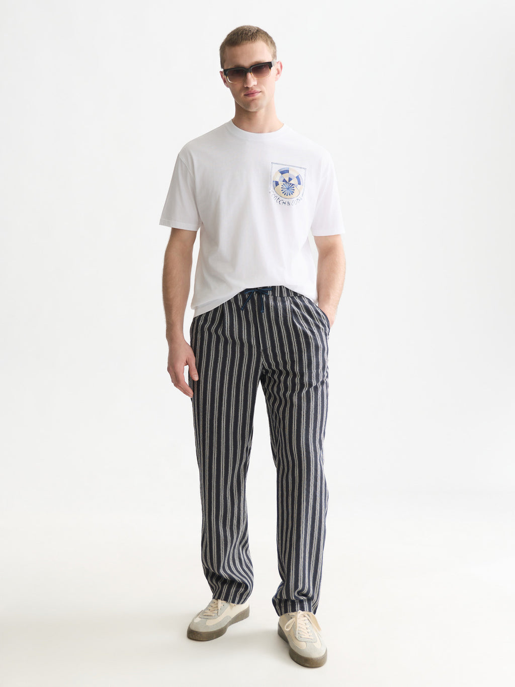 Front And Back Artwork Relaxed Fit T-Shirt
