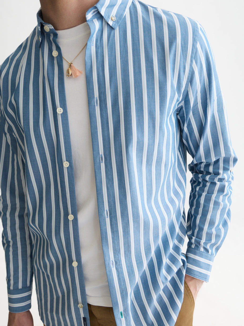 Yarn-Dyed Striped Regular Fit Shirt