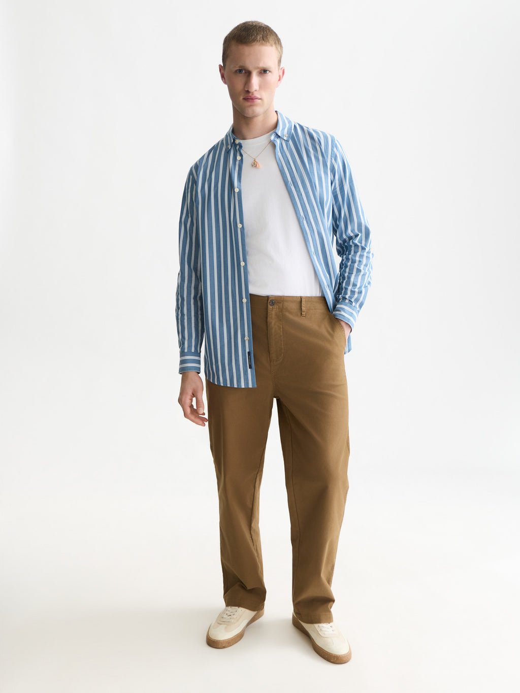 Yarn-Dyed Striped Regular Fit Shirt