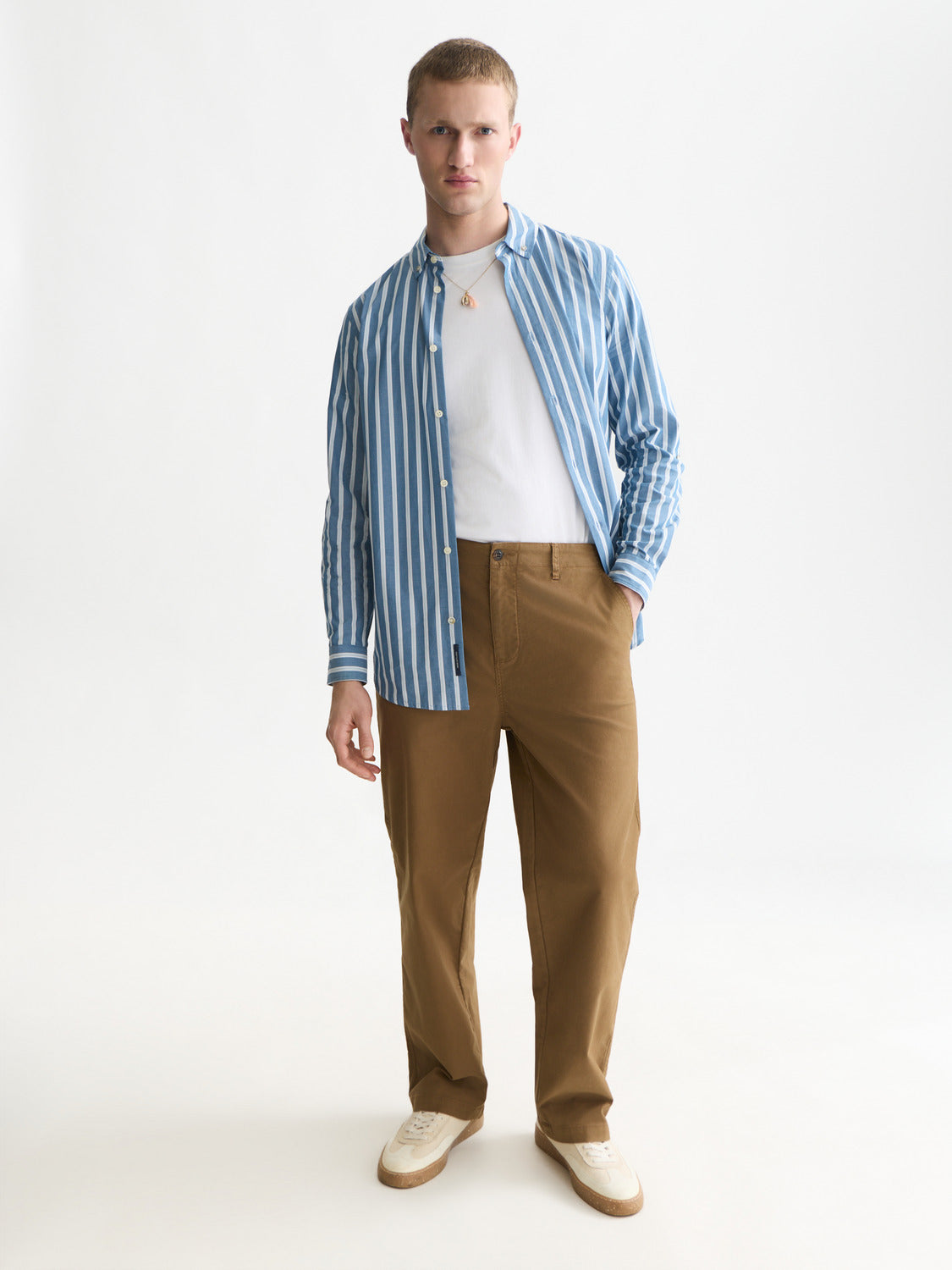Yarn-Dyed Striped Regular Fit Shirt