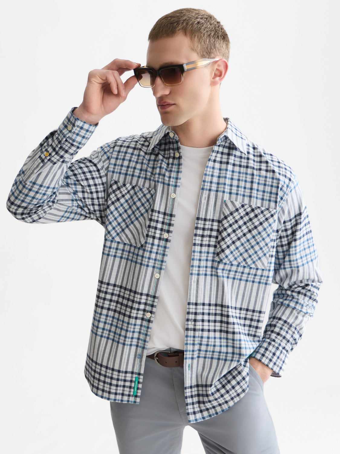 Flannel Checked Relaxed Fit Shirt