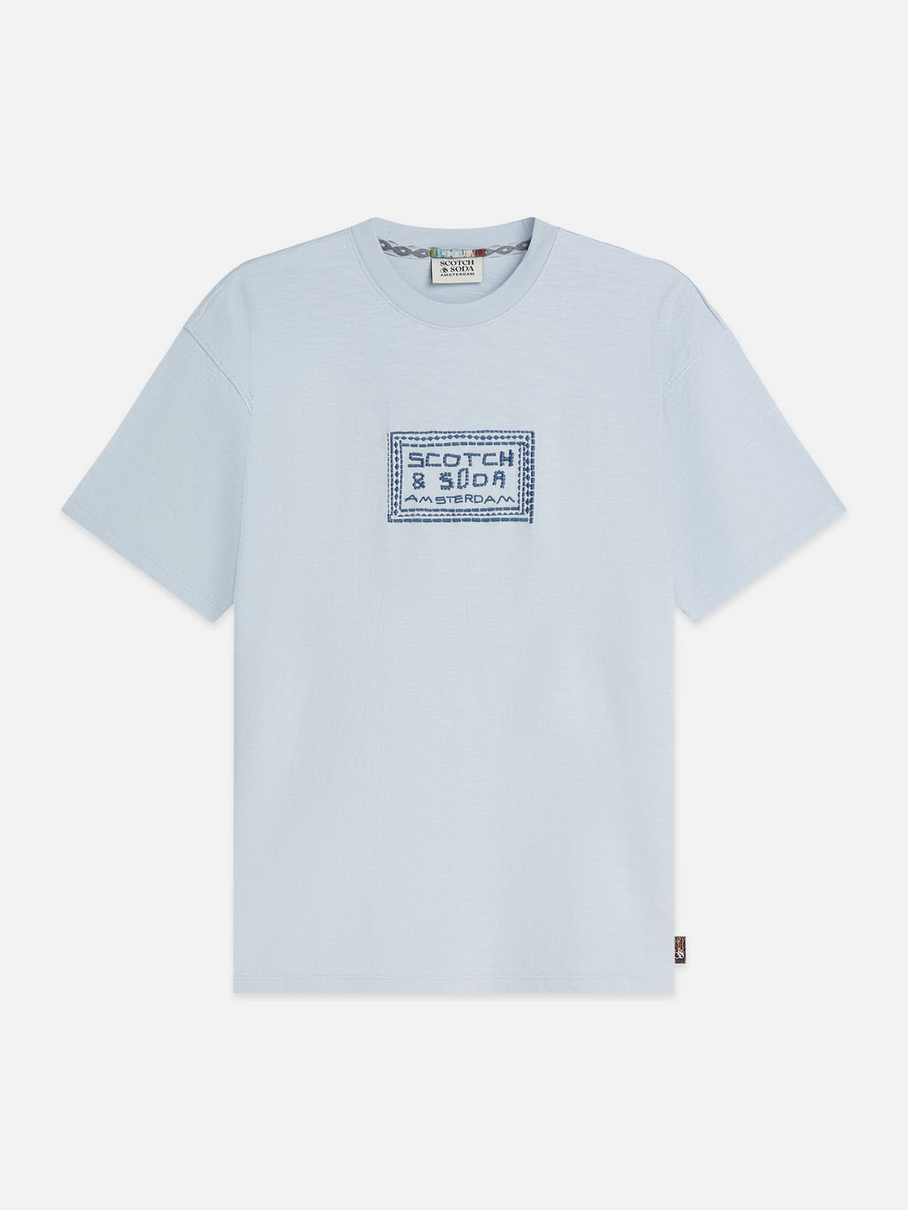 Embroidered Front Artwork Relaxed Fit T-Shirt