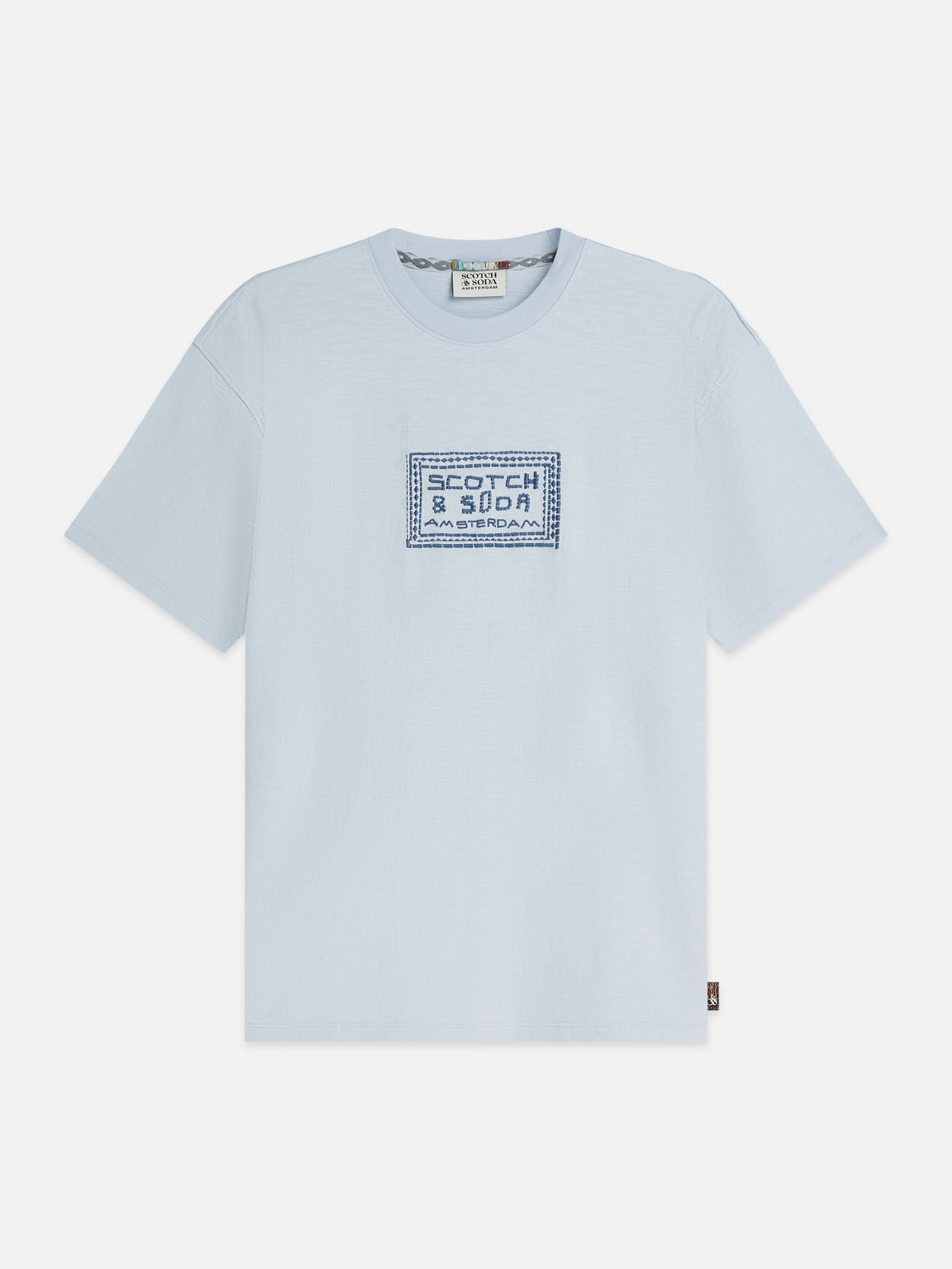 Embroidered Front Artwork Relaxed Fit T-Shirt