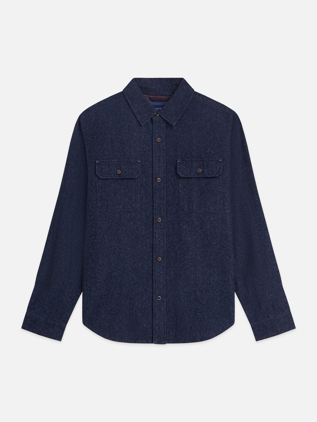 Denim Flannel Relaxed Overshirt