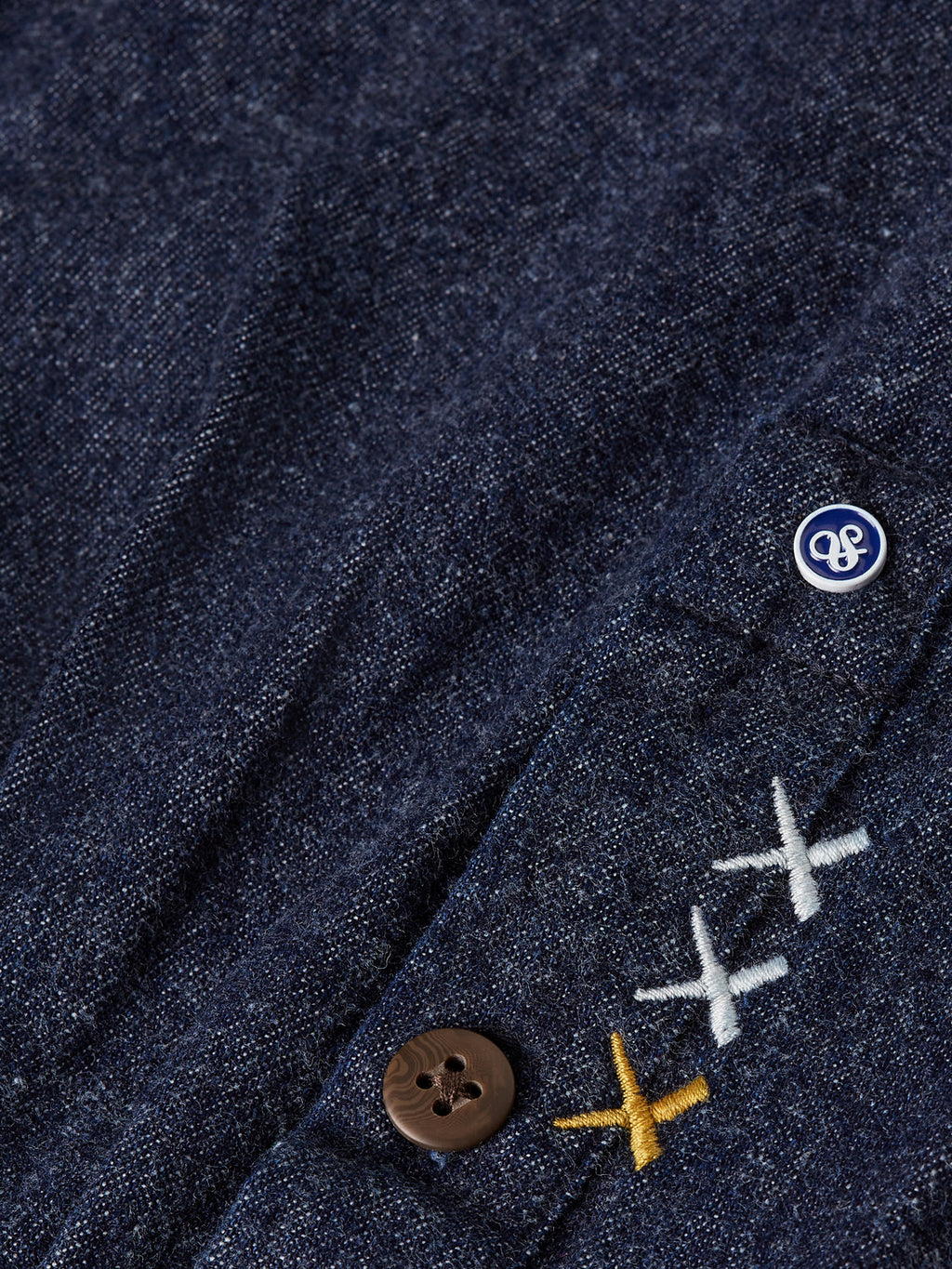 Denim Flannel Relaxed Overshirt