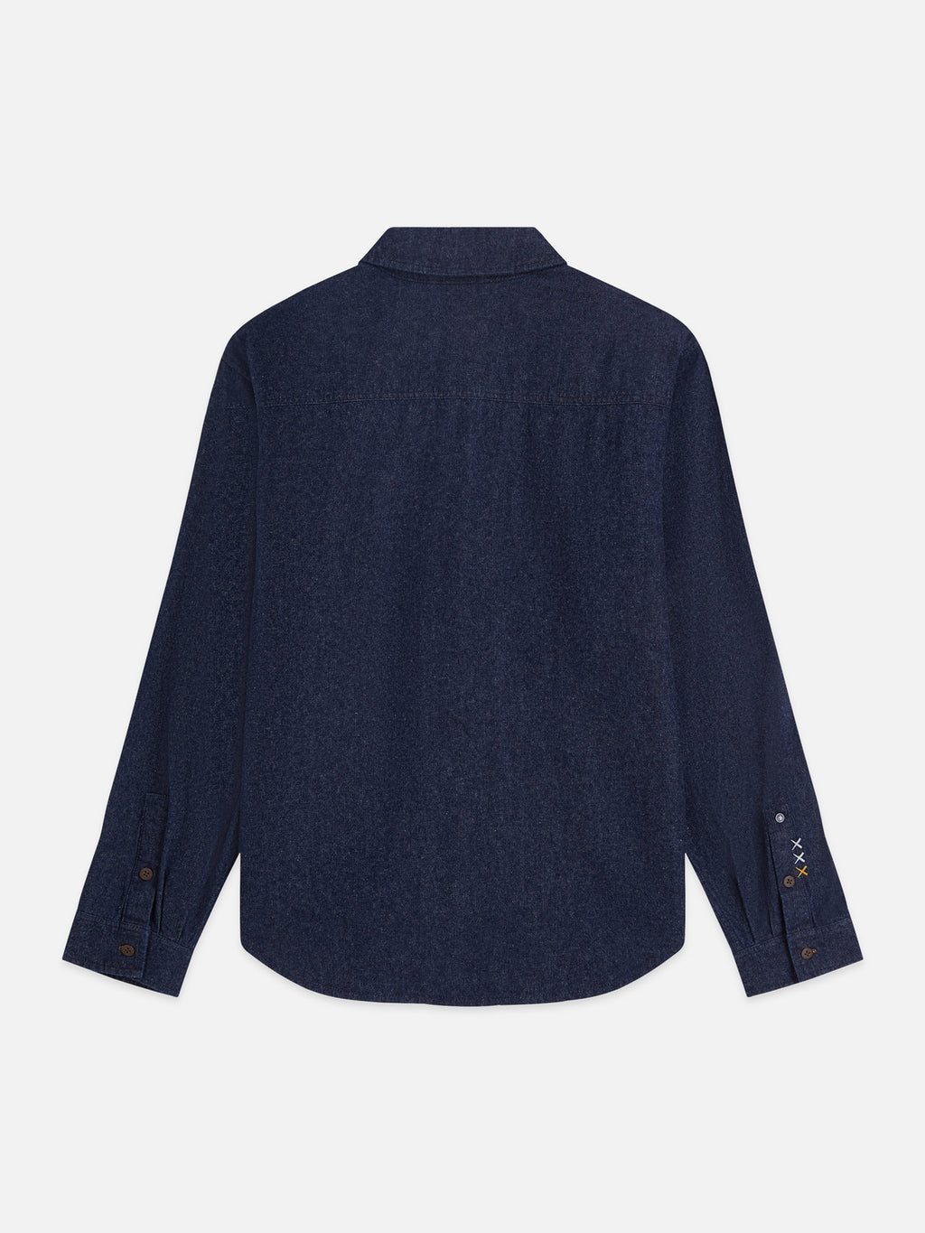 Denim Flannel Relaxed Overshirt