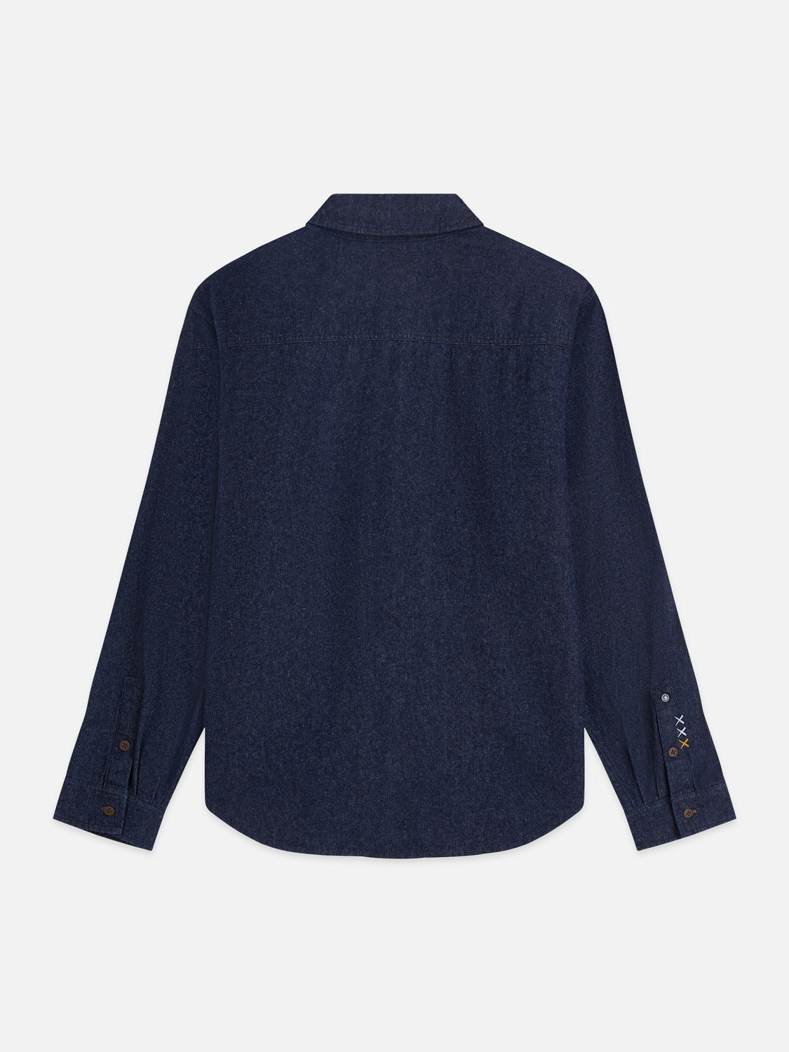Denim Flannel Relaxed Overshirt