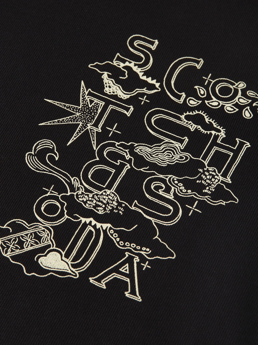 Left Chest Artwork Regular Fit Sweatshirt
