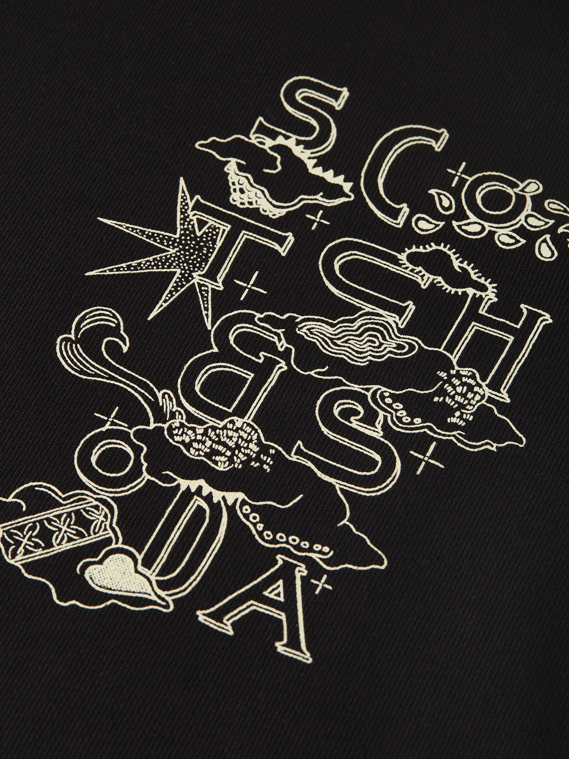Left Chest Artwork Regular Fit Sweatshirt