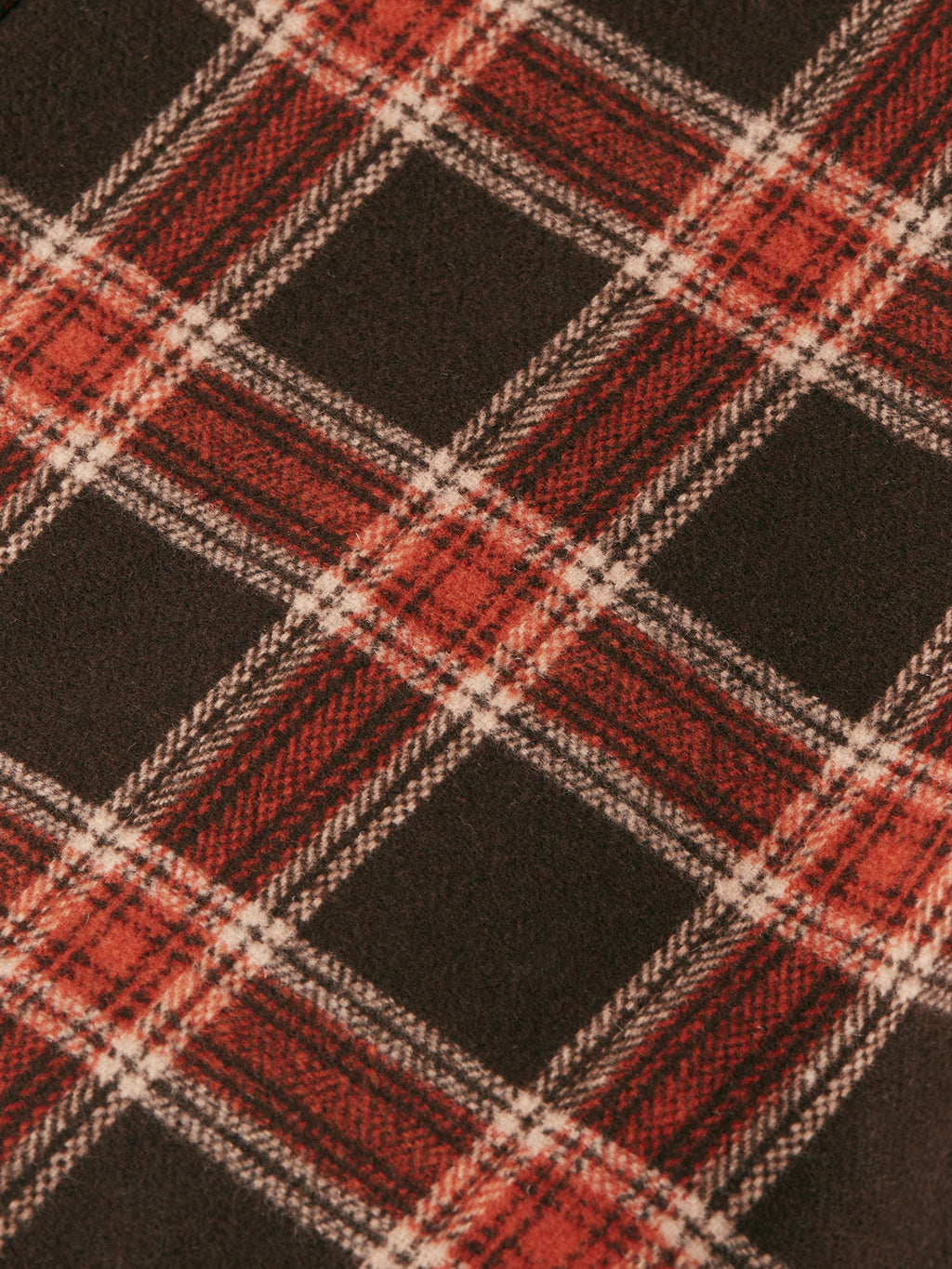 Shawl Collar Bonded Plaid Jacket