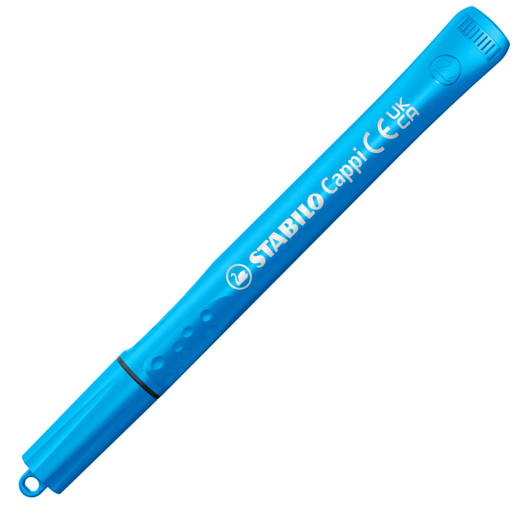 STABILO Cappi PAW Patrol - Fibre-Tip Pen with Cap-Ring - Wallet of 12 - with Chase’s Police Badge